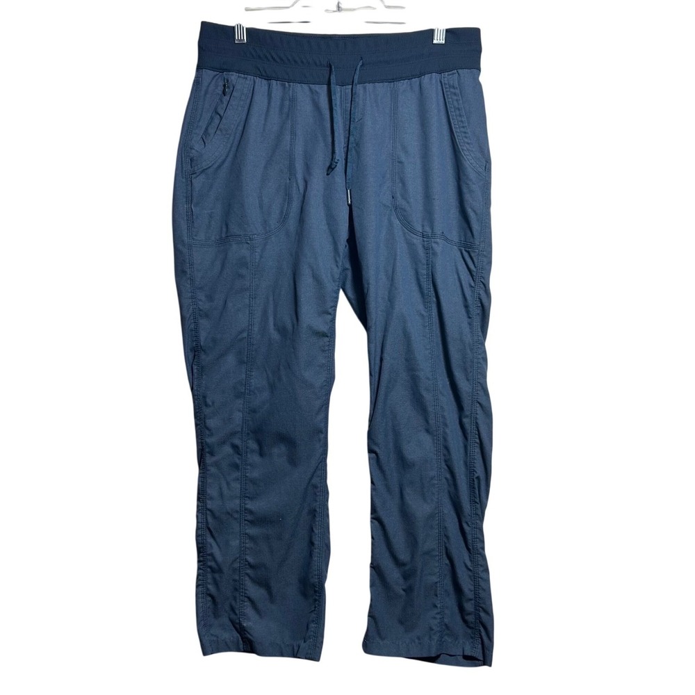 The North Face Aphrodite 2.0 Navy Straight Leg Hiking Pant Women Large Capri